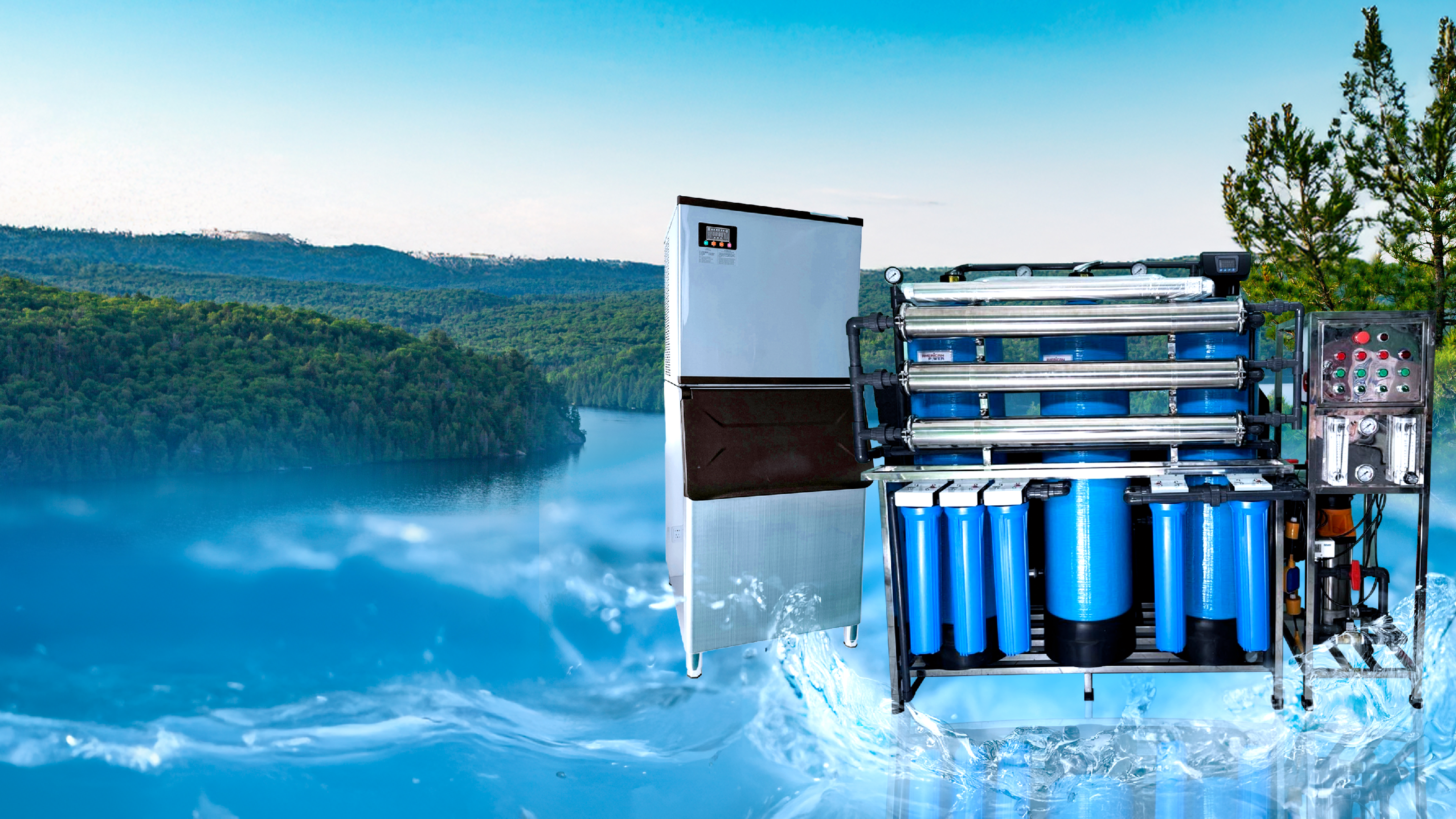 HydroPro water supply and ice machine services banner